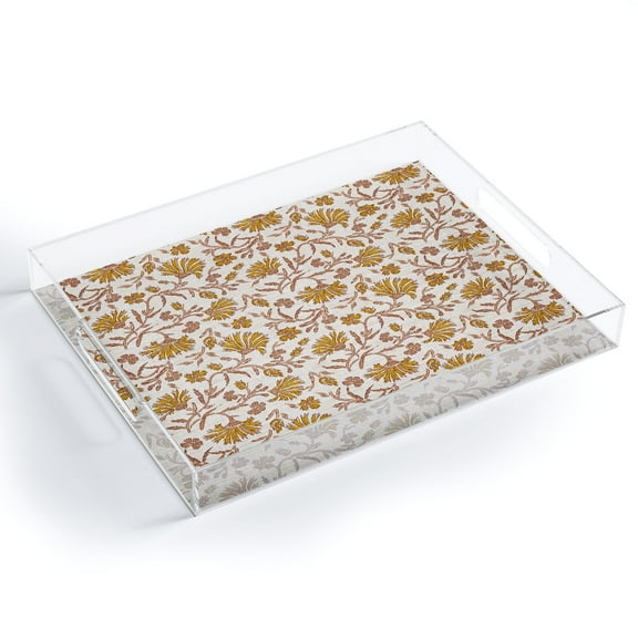 Society6 Kalami Floral by Holli Zollinger Acrylic Tray