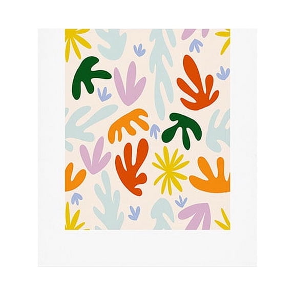 Society6 Lane And Lucia Rainbow Matisse Pattern 8" x 10" Art Print and Hanger