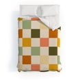 thumbnail image 1 of Society6 Lane and Lucia Vintage Checkerboard Pattern Duvet Cover Cotton Full, 1 of 3