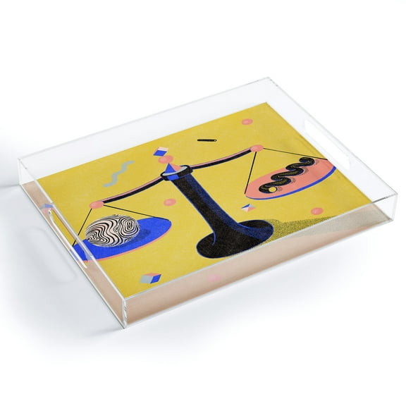 Society6 Libra 3 by Jaclyn Caris Acrylic Tray