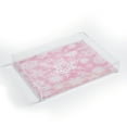 thumbnail image 1 of Society6 Lisa Argyropoulos Snow Flurries in Pink Acrylic Tray, 1 of 4