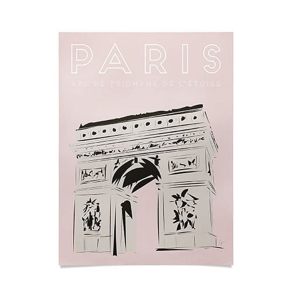 Society6 Lyman Creative Co Paris Arc de Triomphe de ltoil Poster 9.75" x 0.37" x 12.25"