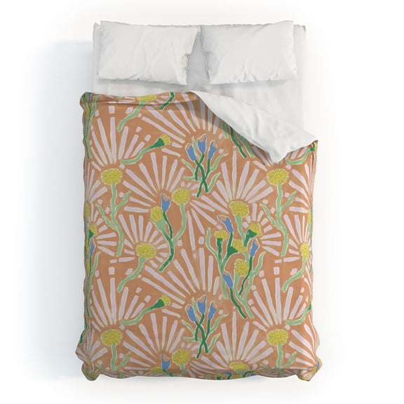 Society6 MSRYSTUDIO Garden Magic Fantasy Duvet Polyester Twin- 68" X 88"