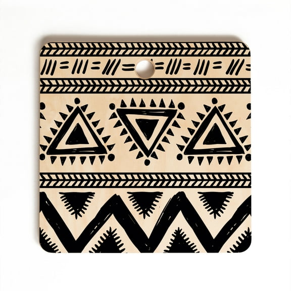 Society6 Marta Barragan Camarasa Boho Geometric Square Cutting Board