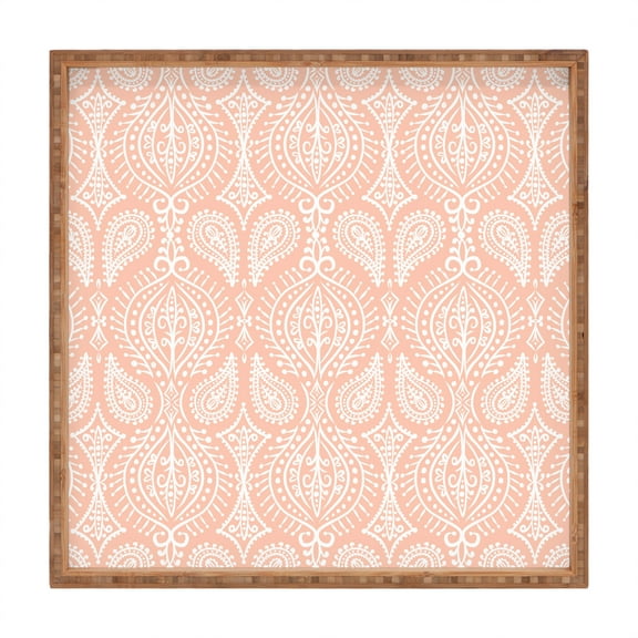 Society6 Marta Barragan Camarasa Marrakech Blush Large Square Bamboo Tray, 16" x 16"
