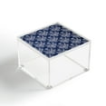 thumbnail image 1 of Society6 Marta Barragan Camarasa Pattern Indigo Watercolor Acrylic Box, 1 of 2