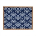 thumbnail image 1 of Society6 Marta Barragan Camarasa Pattern Indigo Watercolor Extra Large Rectangle Bamboo Tray, 22.5" x 17", 1 of 1
