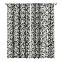 Society6 Marta Barragan Camarasa Tropical Floral Single Panel Room Darkening Window Curtain 50" x 84"