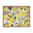 thumbnail image 1 of Society6 Marta Barragan Camarasa Tropical Gray and Yellow 22.5" x 17" X Large Rectangular Bamboo Tray, 1 of 1