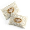 thumbnail image 1 of Society6 Modern Tropical Gold Sunflower Pillow Sham Cotton King Set of 2 Kit, 1 of 3