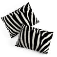 thumbnail image 1 of Society6 Natalie Baca Zebra Stripes Pillow Sham Cotton King Set of 2 Kit, 1 of 3