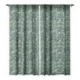 thumbnail image 1 of Society6 Ninola Design Botanical Collection Dark Single Panel Sheer Window Curtain 50" x 96", 1 of 1