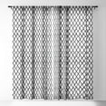 thumbnail image 1 of Society6 Ninola Design Monochromatic Geometric Single Panel Sheer Window Curtain 50" x 64", 1 of 1