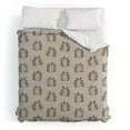 thumbnail image 1 of Society6 Noble Branches Pewter and Olive by Little Arrow Design Co Duvet Cover, 1 of 3