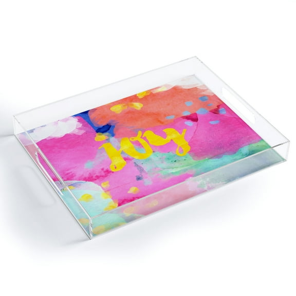 Society6 Oui Joy by Hello Sayang Acrylic Tray