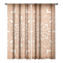 Society6 Pimlada Phuapradit Winter Forest 2 Single Panel Sheer Window Curtain 50" x 84"