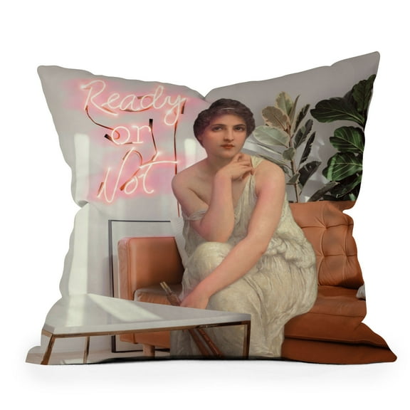 Society6 Ready or Not by Jonas Loose Throw Pillow