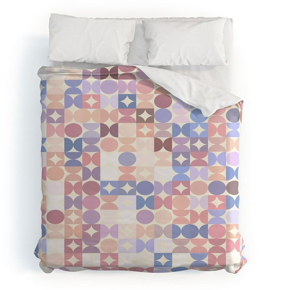 Society6 Retro Groovy Boho Pattern by Kaleiope Studio Duvet Cover