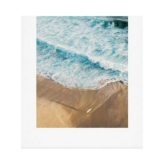 Society6 Romana Lilic / LA76 Photography The Surfer and The Ocean 8" x 10" Art Print & Hanger