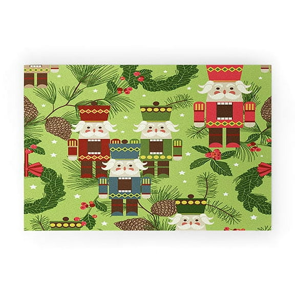 Society6 Sabine Reinhart Nutcracker Gang 36" x 24" Welcome Mat