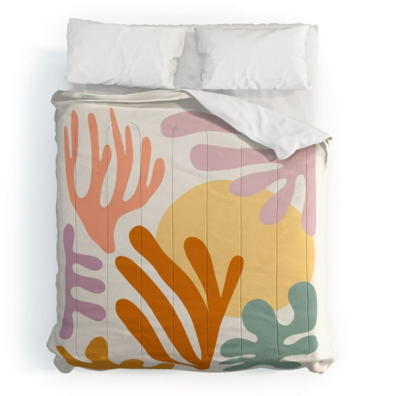 Society6 Seagrass Sun by Rachel Szo Comforter