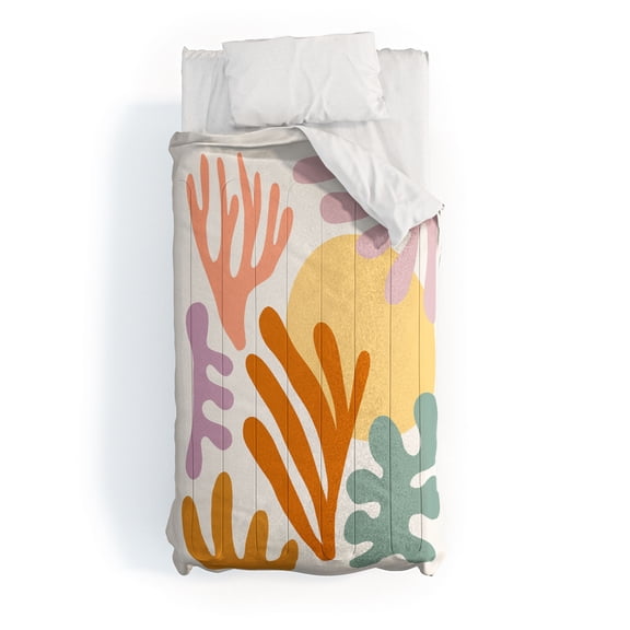 Society6 Seagrass Sun by Rachel Szo Comforter
