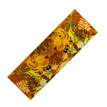 Society6 Sewzinski Phantom Tiger (6mm) 24" x 70" Yoga Mat