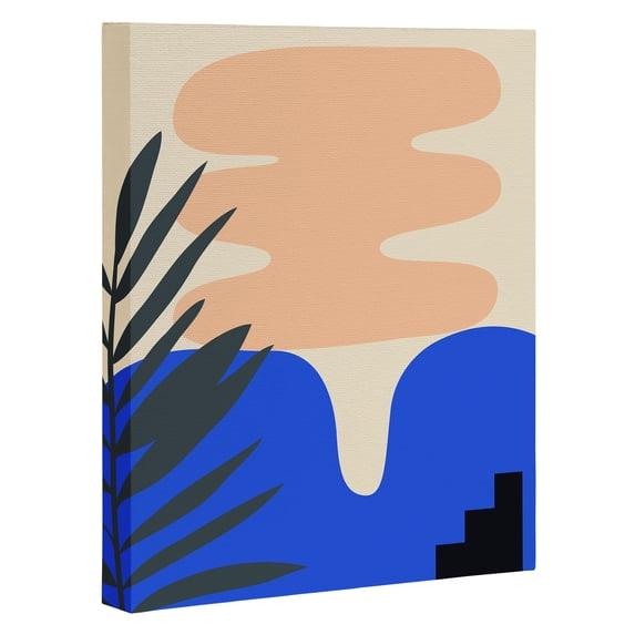 Society6 Shape Study 14 Stackable by Mpgmb Framed Art Canvas