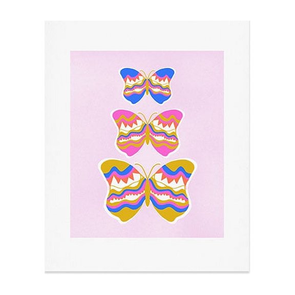 Society6 SunshineCanteen Berkeley Butterflies Art Print 8" x 10"