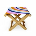 thumbnail image 1 of Society6 SunshineCanteen Canyon Stripes Folding Stool, 1 of 2