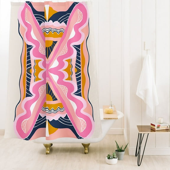 Society6 Sunshinecanteen Morning Break Shower Curtain 71" x 74"