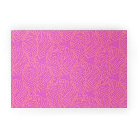 Society6 Sunshinecanteen Petaluma Dayglo Large Looped Vinyl 24" x 36" Welcome Mat