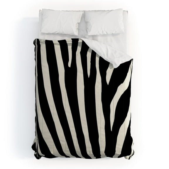 Society6 Zebra Stripes by Natalie Baca Comforter