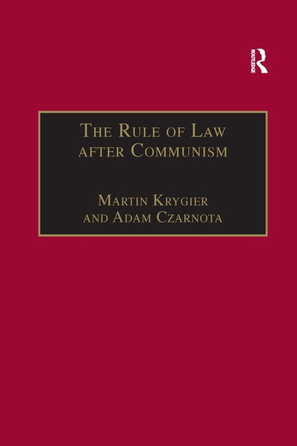 Socio-Legal Studies The Rule of Law after Communism: Problems and Prospects in East-Central Europe, (Paperback)