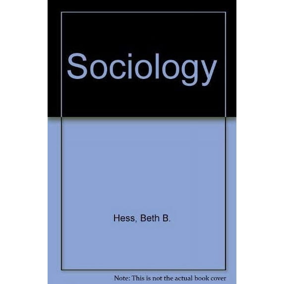 Pre-Owned Sociology (Hardcover) 9780023543715