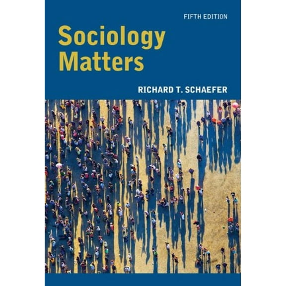 Pre-Owned Sociology Matters (Paperback) 0073528250 9780073528250