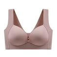 thumbnail image 1 of Socisucc Bras for Women Women's No Steel Ring Lactation Vest Bra Back Adjustment Yoga Running Bra, 1 of 3
