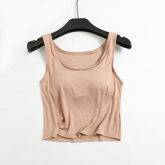 Socisucc Sexy Outfit for Women Ladies Camisole With Chest Pad No Steel Rings Bottom Underwear Yoga Sports Pajamas