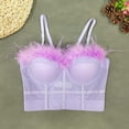thumbnail image 1 of Socisucc Sports Bra for Women Woman's Printing Gathered Together Large Size Daily Bra Underwear No Rims, 1 of 5
