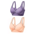 thumbnail image 1 of Socisucc Woman's Color Comfortable Hollow Out Perspective Bra Underwear No Rims, 1 of 2