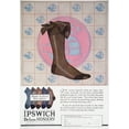 thumbnail image 1 of Sock Advertisement 1925. Namerican Magazine Advertisement 1925 For 'Ipswich Deluxe Hosiery.' Print by, 1 of 3