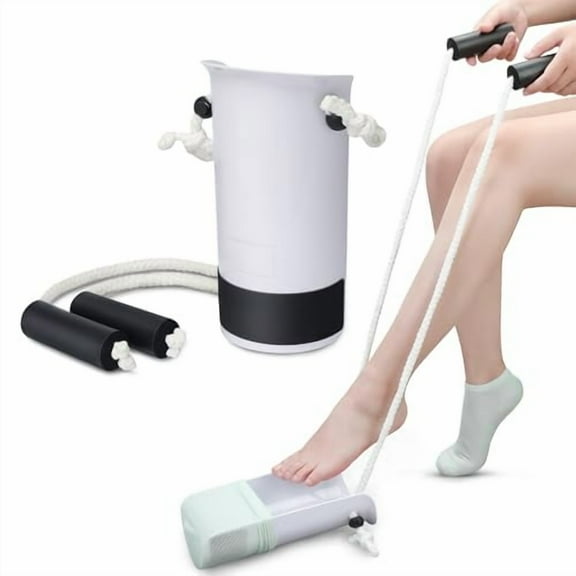 Sock Aid Device Sock Helper with Foam Handle Assistant Device no Bending for Putting on Helper Tool for Elderly Disability Pregnant Patients