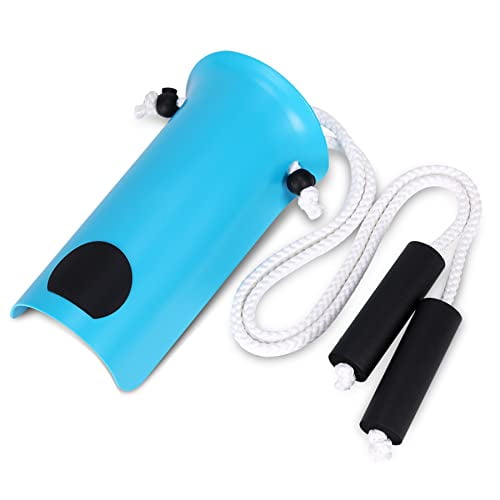 Sock Aid - Wide 3.93" Sock Aid with Foam Handles,Sock Aide Device for Elderly,Sock Helper Easy On Easy Off for Regular Socks,Blue