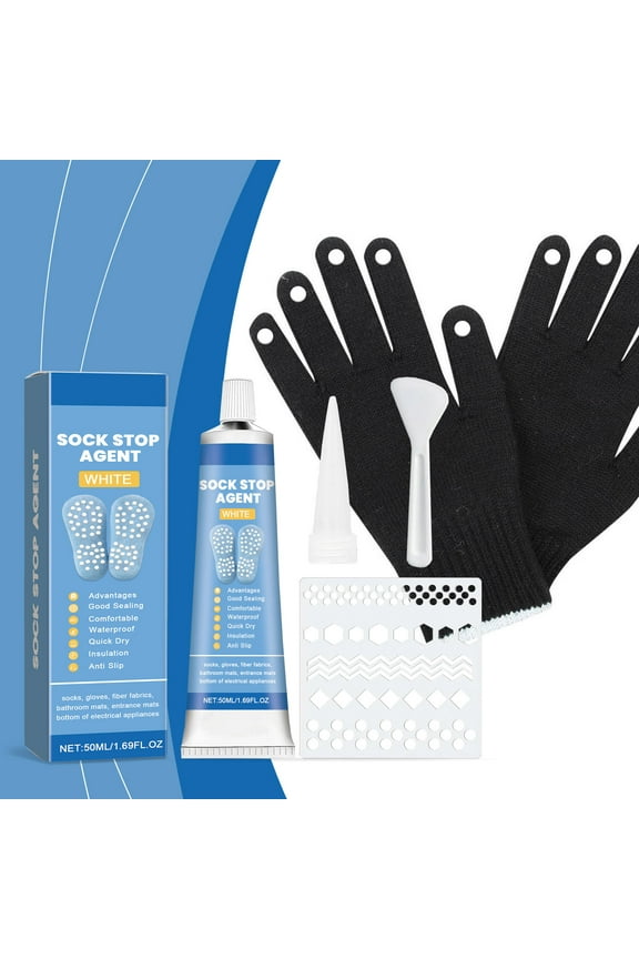 Sock Antis Slip Adhesive Set Special Silk Stockings Heel Christmas Decorations for Home Of The Day