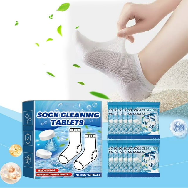 Sock Cleaning Tablets Easily Clean Instantly Foam Window Mighty Mint