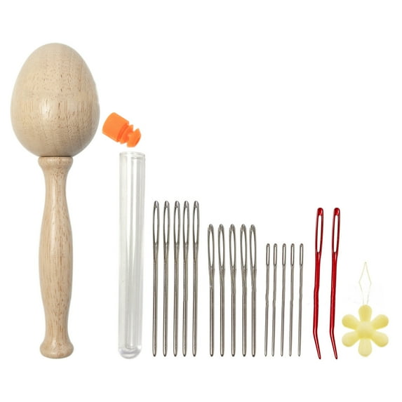 Sock Darning Kits Darning and Needle Thread for Adults & Kid Handicraft Class, Travel, Home Darner