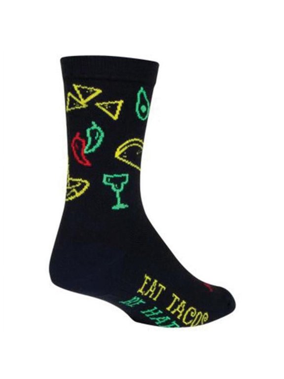 Sock Guy 272127 6 in. Tacolife Crew Socks, Large to Extra Large