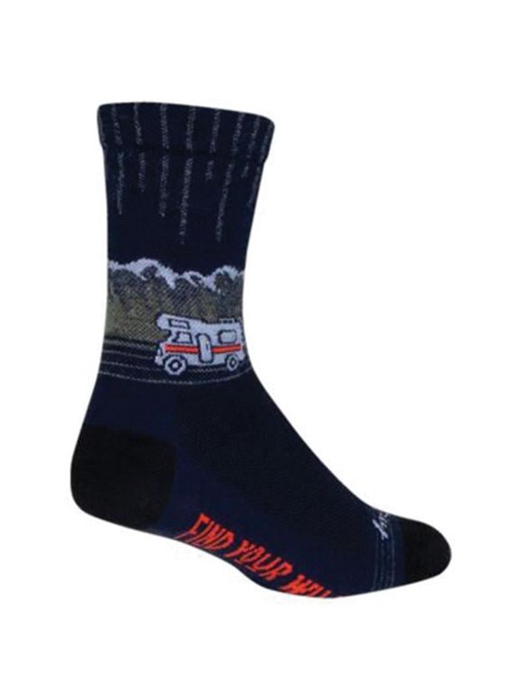 Sock Guy 272139 6 in. Wild Wool Crew Socks, Large to Extra Large