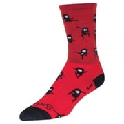 Sockguy Sockguy Wool Crew Sock Ninja 6 Wool Crew L/xl Clothing
