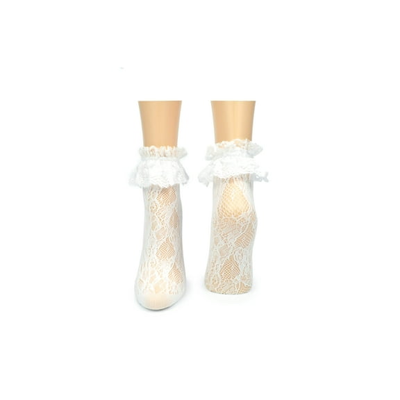 Sock House Co. Lace Ruffle Anklet Sock